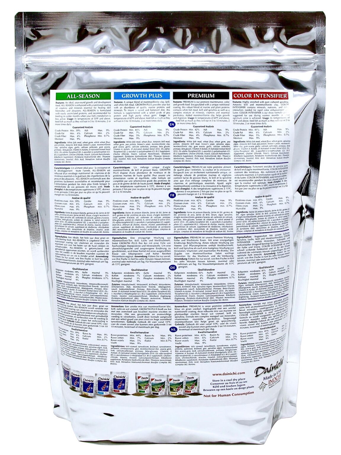 Koi Food - Dainichi Premium - Floating Pellet - Dainichi Fish Food - Koi Food Pellet Formulation For Unique Nutrient Delivery